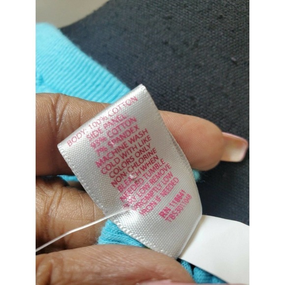 Active Aqua Scoop Neck Long Sleeve Stylish Top - Picture 11 of 12